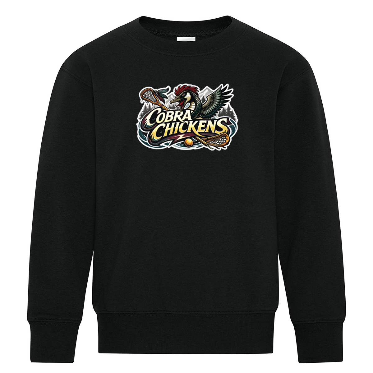 ATC™ EVERYDAY FLEECE CREWNECK YOUTH SWEATSHIRT (Full Front)