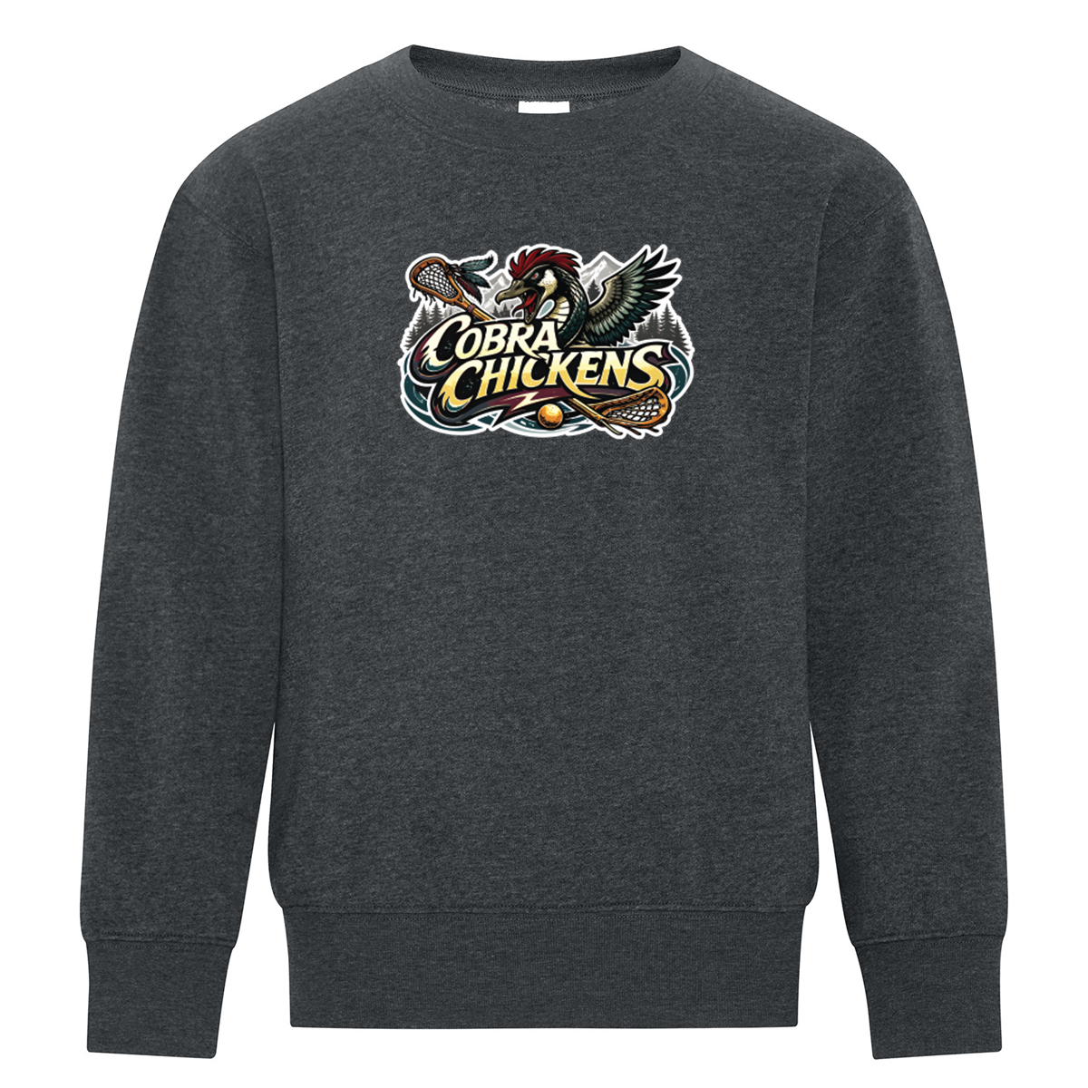 ATC™ EVERYDAY FLEECE CREWNECK YOUTH SWEATSHIRT (Full Front)