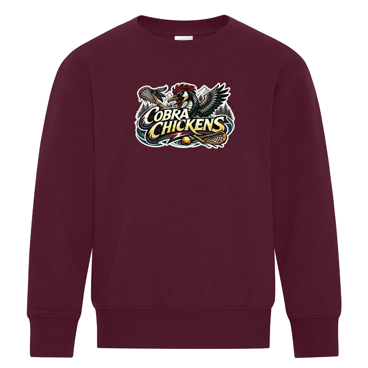 ATC™ EVERYDAY FLEECE CREWNECK YOUTH SWEATSHIRT (Full Front)