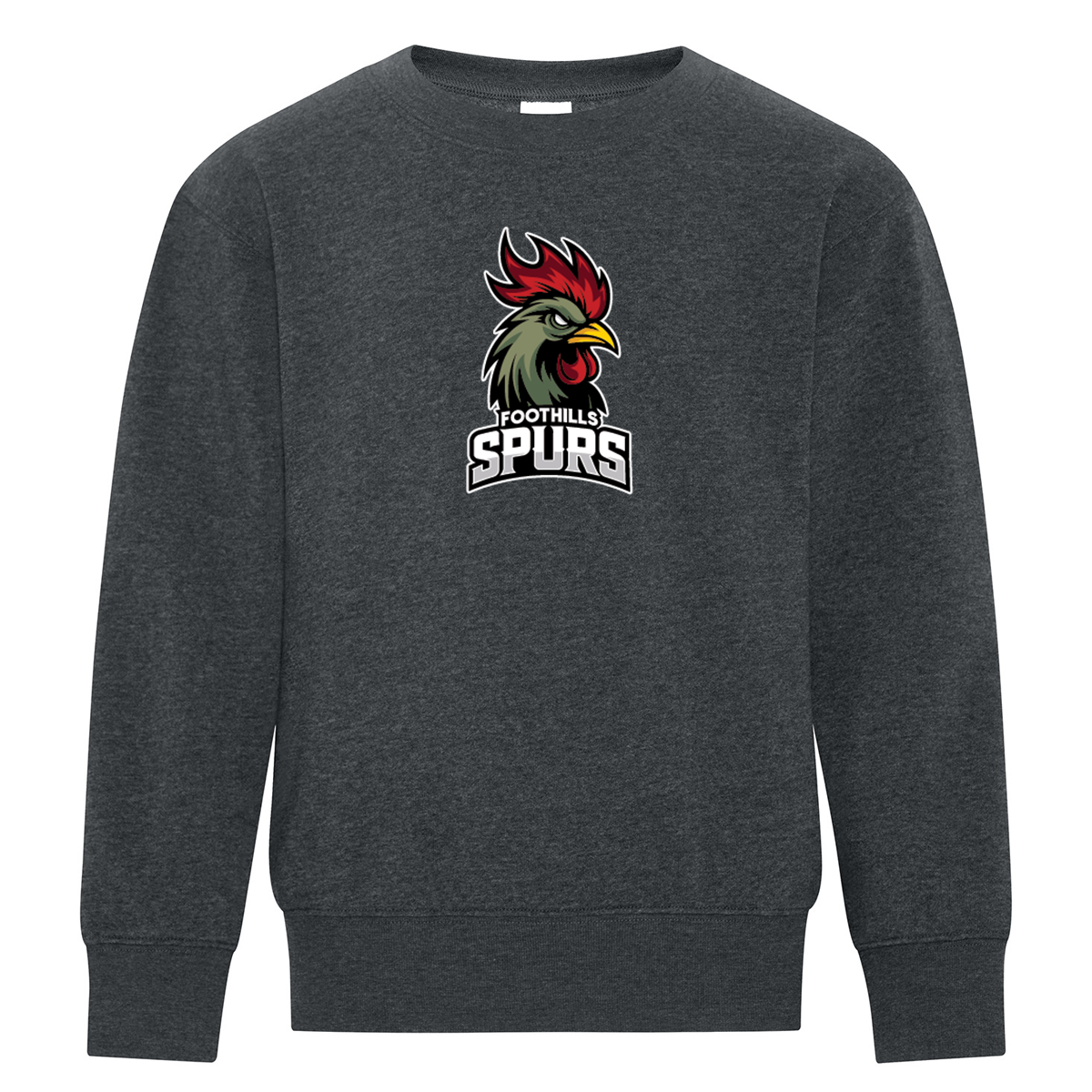ATC™ EVERYDAY FLEECE CREWNECK YOUTH SWEATSHIRT (Full Front)