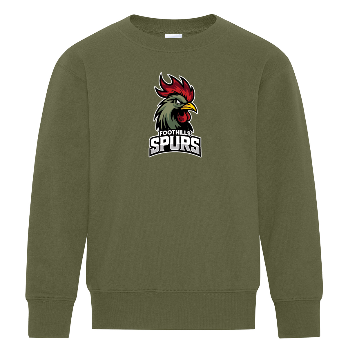 ATC™ EVERYDAY FLEECE CREWNECK YOUTH SWEATSHIRT (Full Front)