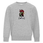 ATC™ EVERYDAY FLEECE CREWNECK YOUTH SWEATSHIRT (Full Front)