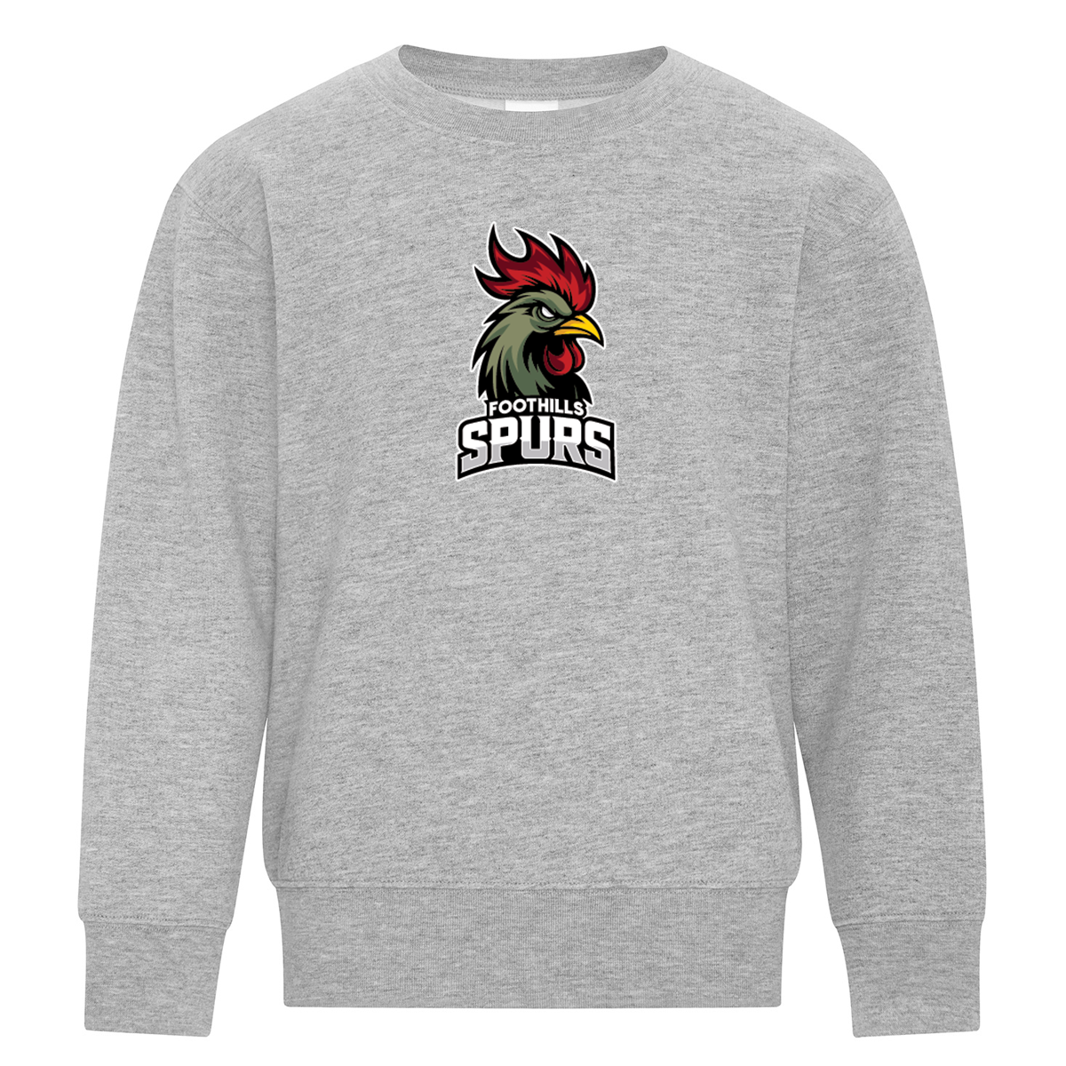 ATC™ EVERYDAY FLEECE CREWNECK YOUTH SWEATSHIRT (Full Front)