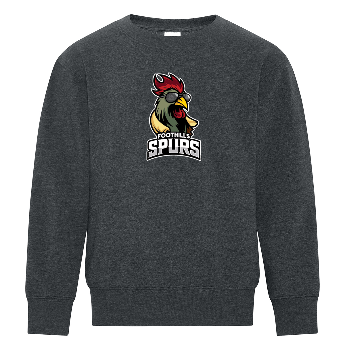 ATC™ EVERYDAY FLEECE CREWNECK YOUTH SWEATSHIRT (Full Front)