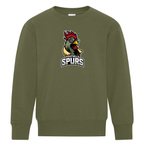 ATC™ EVERYDAY FLEECE CREWNECK YOUTH SWEATSHIRT (Full Front)