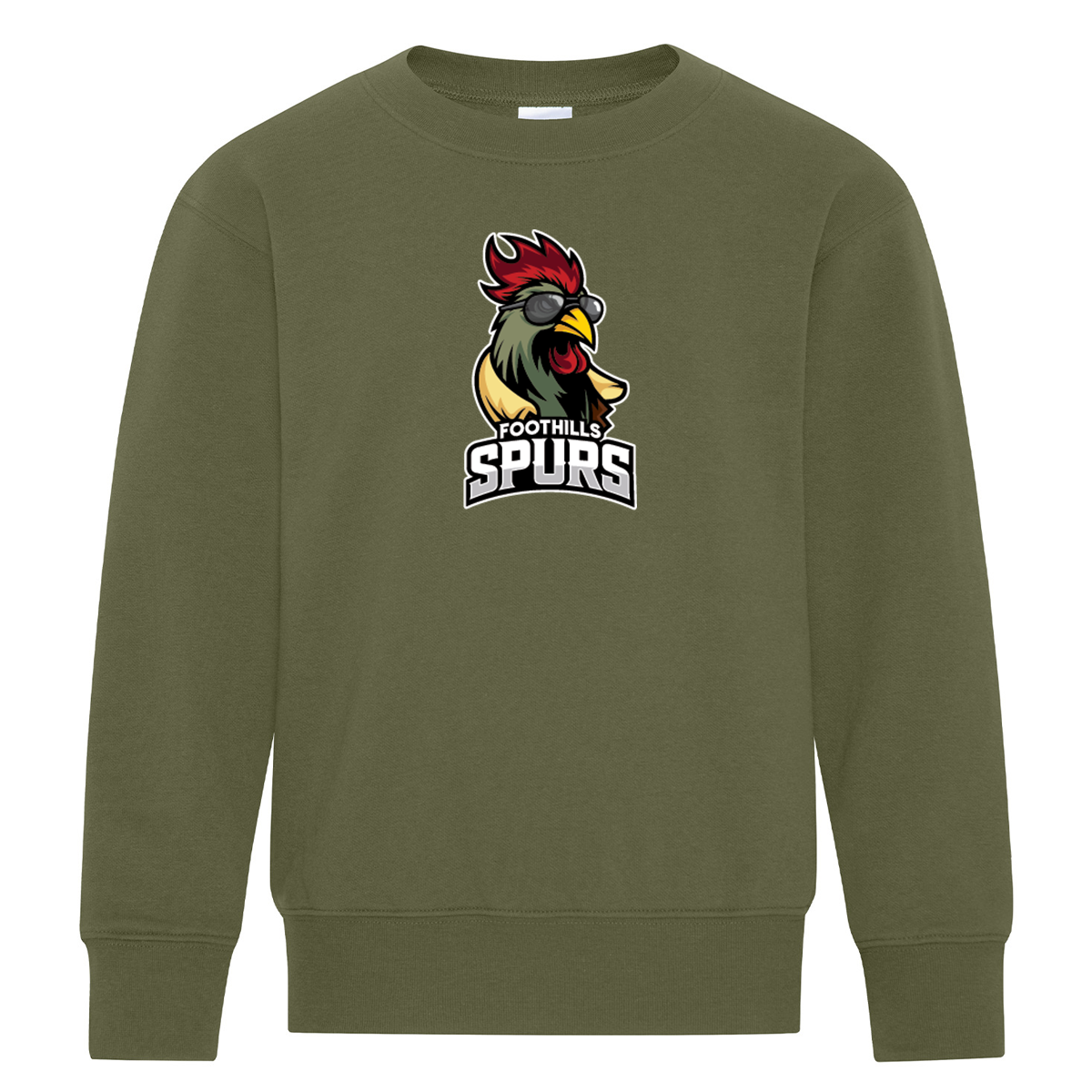 ATC™ EVERYDAY FLEECE CREWNECK YOUTH SWEATSHIRT (Full Front)