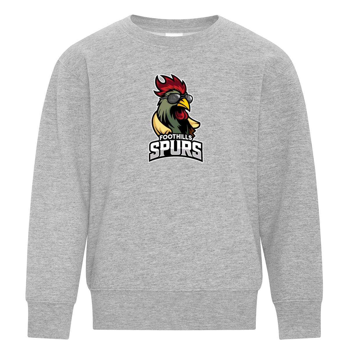 ATC™ EVERYDAY FLEECE CREWNECK YOUTH SWEATSHIRT (Full Front)