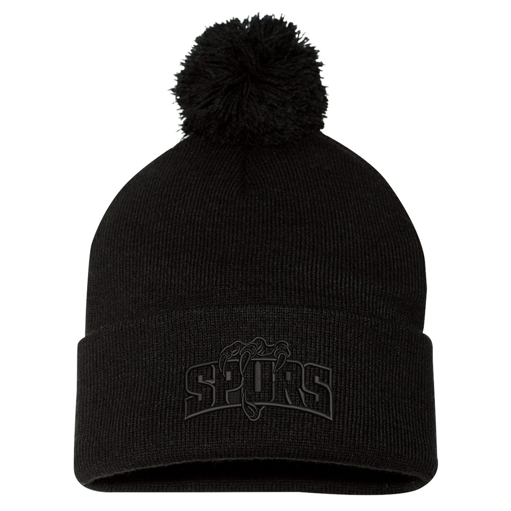 Sportsman 12" Pom-Pom Cuffed Beanie