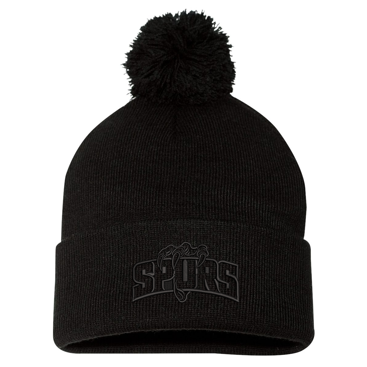 Sportsman 12" Pom-Pom Cuffed Beanie